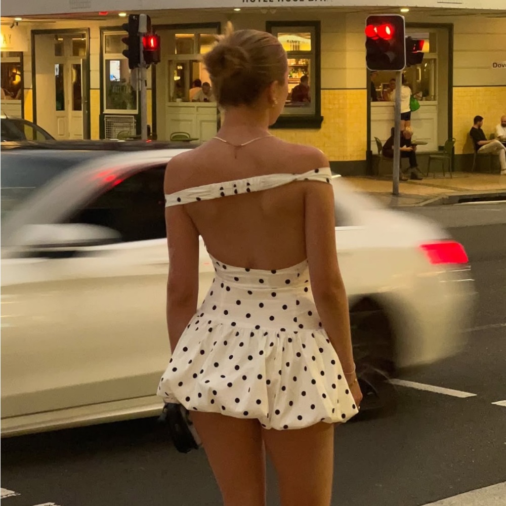 Peppermayo polka Dot mini dress